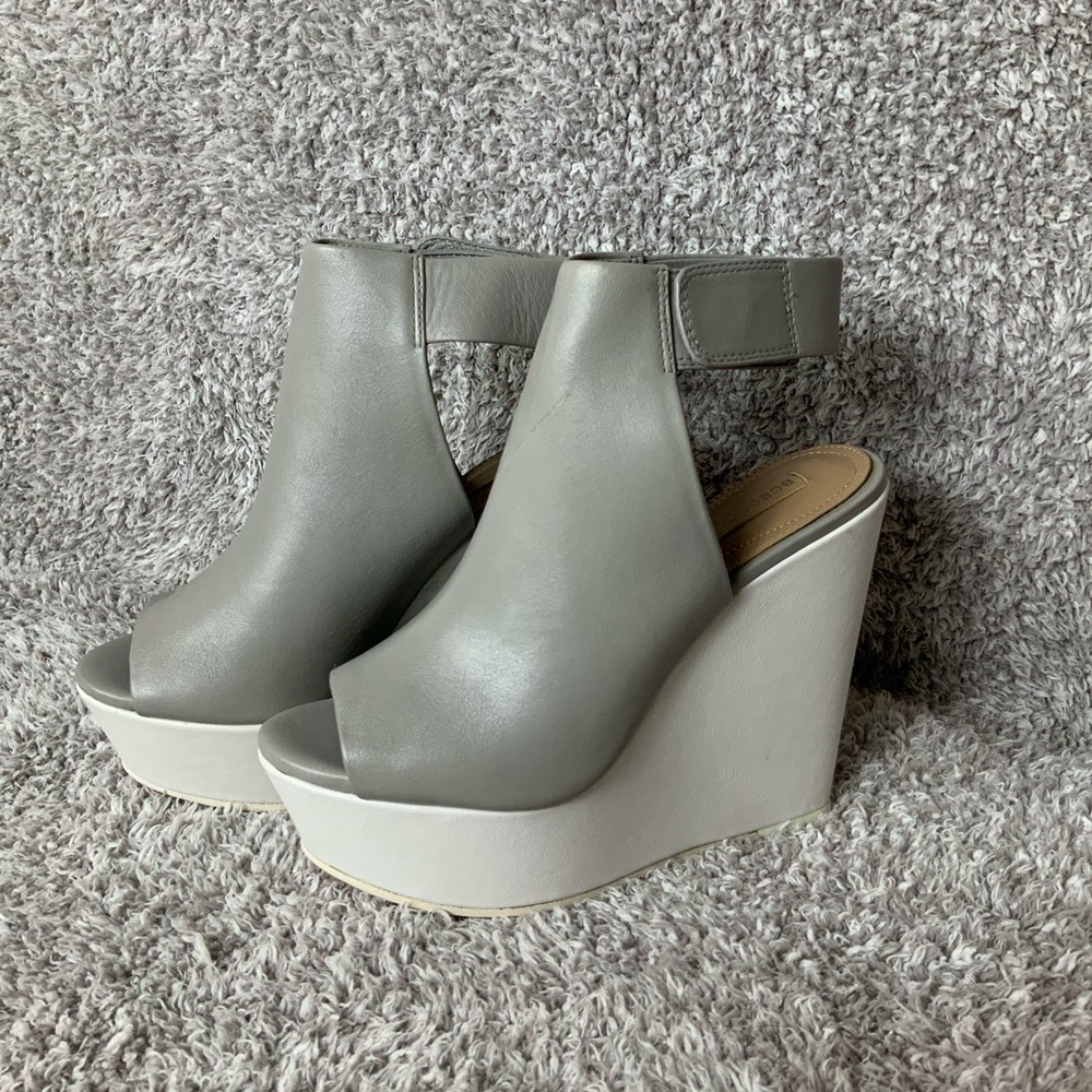 BCBGMaxAzria Block Wedge Heel 6.5
